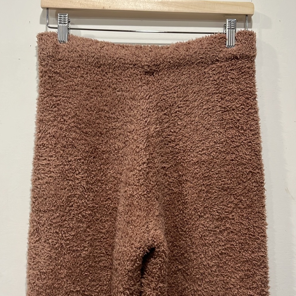 Skims Knit Sherpa Teddy Cozy Jogger Pant in Desert Tan size XL - Picture 7 of 14